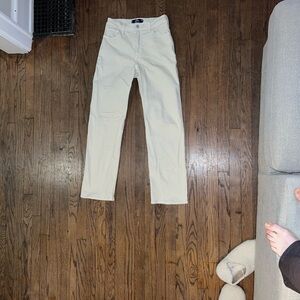 Hollister Off-White High-Rise Jeans